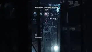 welding above 40 mtr height at evening awesome view #kanpur #welding #pankipowerhouse #construction