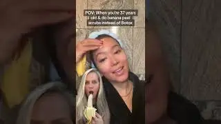 CAN BANANA MAKE YOU LOOK YOUNGER? (BOTOX ALTERNATIVE)
