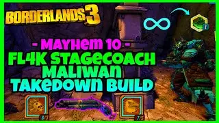 Borderlands 3 | FL4K Stagecoach Mayhem 10 Maliwan Takedown Build (PC Save File)