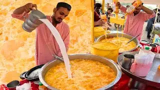 Refreshing SLICE MILK SHAKE 🥭 | Summer Mango Milkshake | Roadside Drink Ice Mango Slice Milkshake