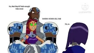 Starfire tries to attack Raven