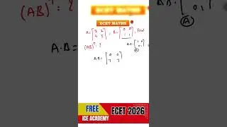 FREE ECET2026 Maths Classes 🚀 | Score High with Smart Tricks | Q-21 Fully Explained,#freeecet