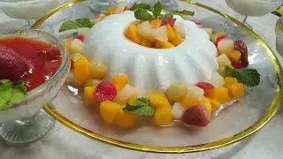 تحضير بناكوتا الايطالية بطعم رائع/Italian Panna Cotta Recipe