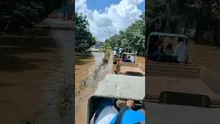 During food distribution during BellandurFloods at yemlur