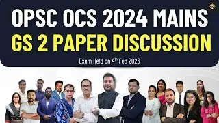 OPSC OCS OAS Mains 2024 GS Paper 2 Discussion & Analysis | Answer Review | RAYACADEMY IAS