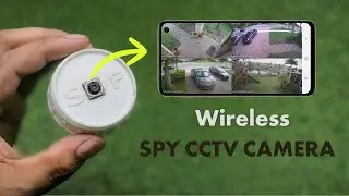 How To Make Wireless Spy Cctv Camera - With Old Mobile Camera