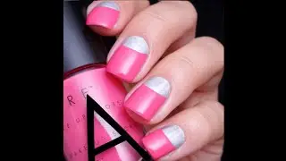 Nail art Basics #9 Half Moon Manicure