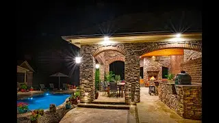 Design Animation for the design of the Pool House, Patio, Pool, and Outdoor Living Spaces