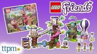 LEGO Friends Tiger Hot Air Balloon Jungle Rescue and Jungle Rescue Base Review!