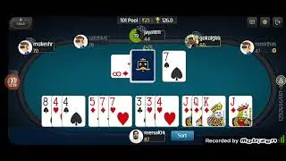 The Rummy professor - Comedy Chat - Ace2Three Pool Rummy gameplay