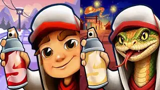Subway surfers : Winter Xtreme 2026 🆚 Year of the snake 2025🐍 Map Comparison 
