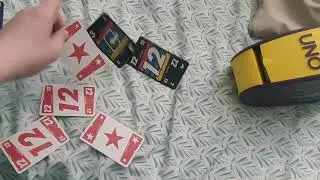 Phase 10 Flip cards in the Uno Flip Attack launcher