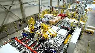 Automated Grouping and Palletizing Robotic System by Nord Robotics