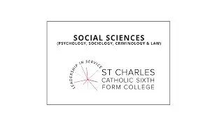 Social Sciences (Sociology, Criminology, Law & Psychology) at St Charles