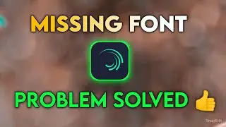 Missing Font problem solved 👍 alight motion #gujarati #video #viral
