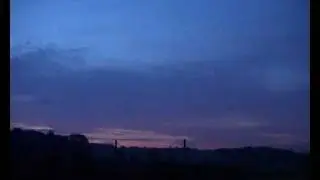 Time lapse footage of a glorious sunrise in St Albans