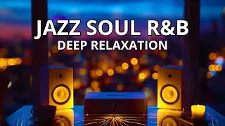 火曜コーヒー【勉強用カフェBGM】🔥 Red Coffee Truck on Snowy City Street | Smooth Jazz for Study & Focus