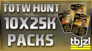 FIFA 14 Ultimate Team - TOTW HUNT 10x25K Packs - 