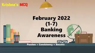 Banking Awareness February 2022 Week 1 (1-7) MCQ | Top 25 Question of Banking Awareness February