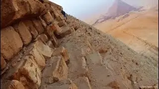 Climbing the Khafre pyramid (First ever documented climb) (incredible footage)