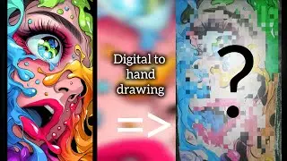 Colors splashed on the girl's face #drawing #colorfuldrawing