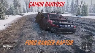 FORD RANGER RAPTOR ARA&Ccedil; MODU  / Snowrunner &ccedil;ılgın off road macerası !!!