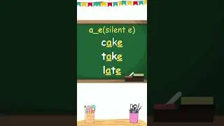 How to Say Long A ai, ay, a_e Explained! 🧠 #phonicsactivities #phonicsforkids