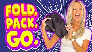 👜 Tumi Just In Case Tote Review | Lightweight Foldable Travel Bag Essential