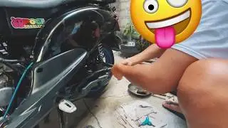 Yamaha Fino CVT cleaning (Continuous Variable Transmission)