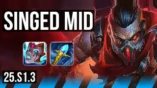 SINGED vs AKALI (MID) | KR Master | 25.S1.3