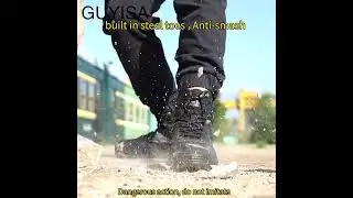 GUYISA work shoes 0261.#safetyshoes #safety #workshoes #work #shoes