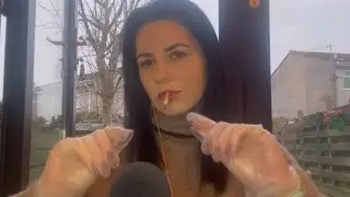 ASMR | Latex Gloves Sounds & Smoking