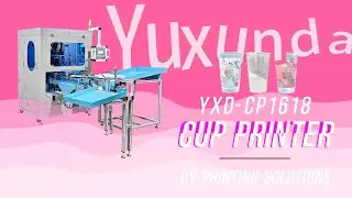 🔥 360 UV Cup Printer: Print Disposable Plastic Cups in 30 Seconds!