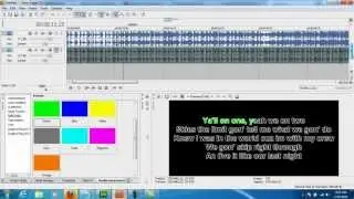 Sony Vegas Tutorial: How to Make Your Own KARAOKE Version of Any Song!