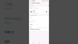 Samsung mobile sim card manager mobile data setting