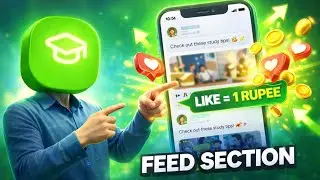 P-STUDY EP 6: Feed Section Explained | Earn R.S.1 Per Like