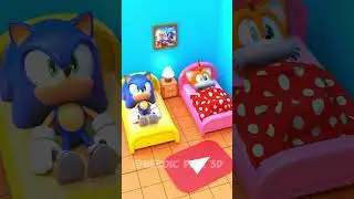 Tails Not Letting Sonic Sleep Peacefully 😄#FunnyAnimation #shorts #blenderanimation