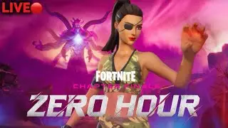 Fortnite ZERO HOUR happening NOW!‼️ LAST day of Chapter 6! (LIVE)🔴