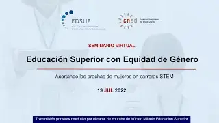 Seminario virtual ES con Equidad de Género:Acortando las brechas de mujeres en carreras STEM