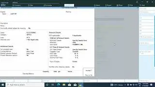 How to Create Stock Item With Tax // #tallyprime #stockitem #taxproduct #hindi