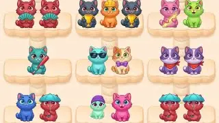 Kitty Sort: Match Puzzle Game Gameplay Android Mobile