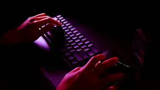 Mechanical Keyboard ASMR Goes Wrong When Fingers Start Acting Like Theyre in an Action Film Flying C