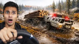 This Log Delivery Was a Huge Mistake&hellip; | SnowRunner | Logitech g29 gameplay (HINDI)