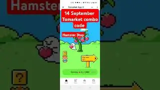 Tomarkert airdrop combo 14 September | Tomarket telegram mining app | Tomarket telegram all bot