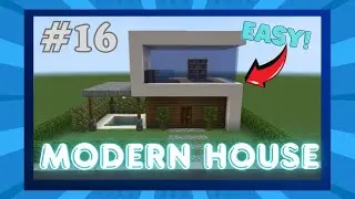 Minecraft Tutorial #16 | Easy Modern House Tutorial🏡