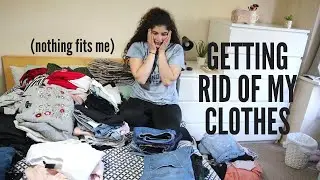 Throwing Away Clothes That Don't Fit Me Anymore: Closet Clean Out 2021 (getting rid of my clothes)