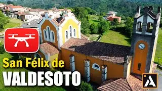 ✅ Iglesia San Félix de Valdesoto a vista de Dron  - Siero (Asturias)