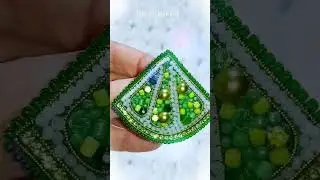 #brooch #lime #handmade #bijoux #beads