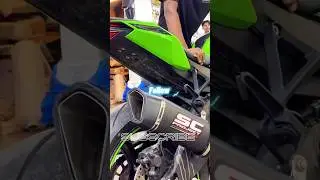Kawasaki zx10r sc Exhaust full system 👍👍 #kawasaki #ninja