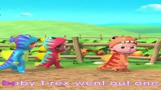 Baby T-rex Went out one day Sponsored  tmmimtbpinaojc effects Walk like Dino